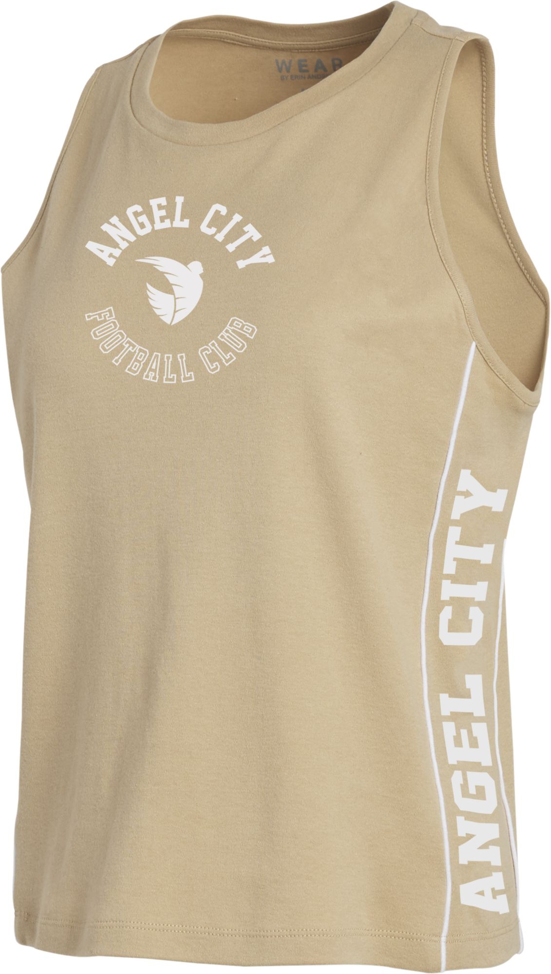WEAR By Erin Andrews Women's Angel City FC Tonal Tan Tank Top