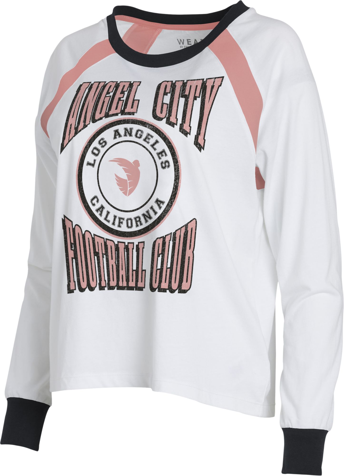 WEAR By Erin Andrews Women's Angel City FC Vintage Multicolor Long Sleeve Shirt