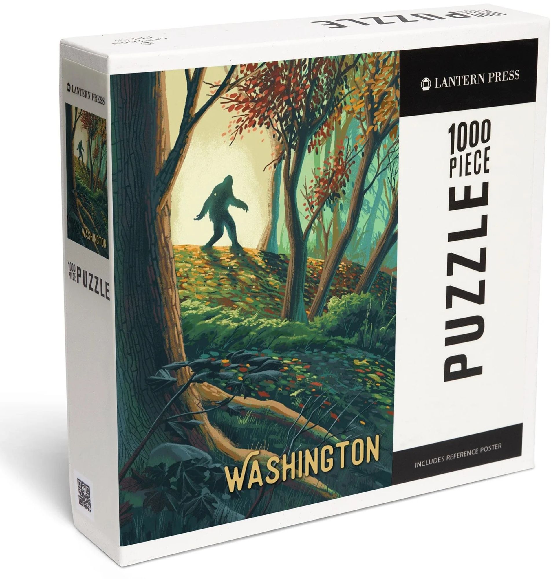 Lantern Press Bigfoot Wanderer 1,000 Piece Puzzle