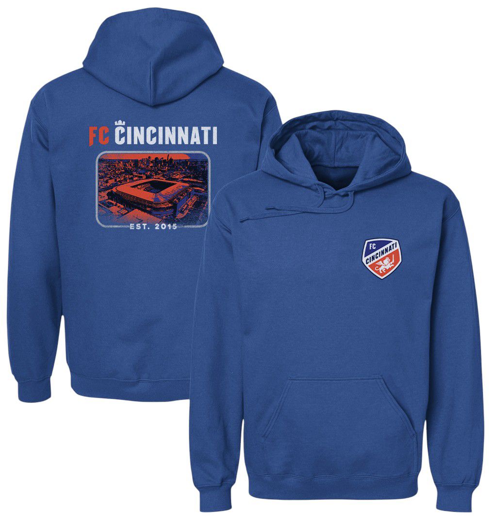 500 Level Men's FC Cincinnati Blue Image Hoodie