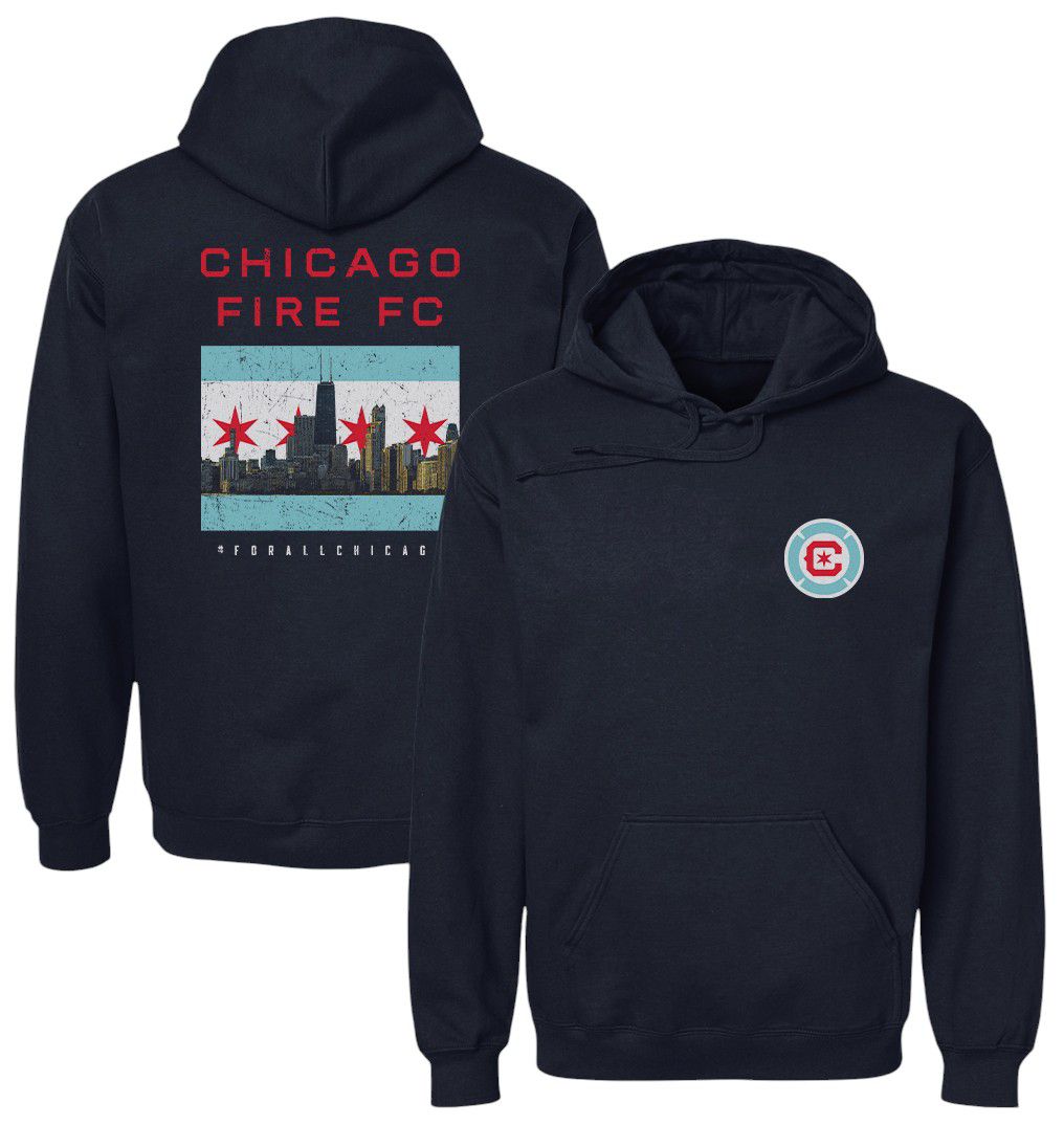 500 Level Men's Chicago Fire Navy Image Hoodie