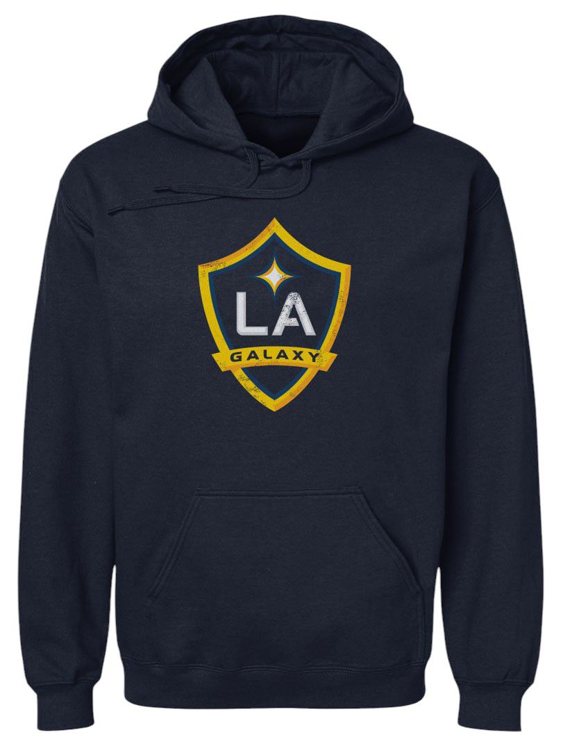 500 Level Men's LA Galaxy Navy Logo Hoodie