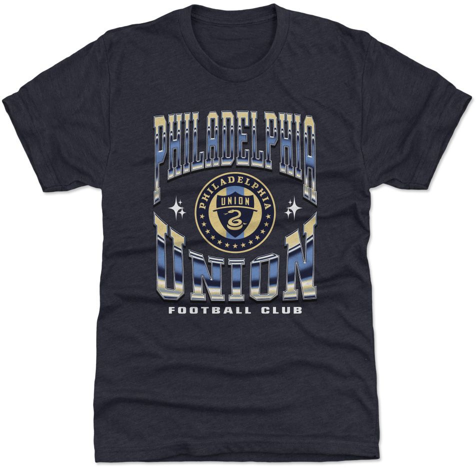 500 LEVEL Adult Philadelphia Union 2023 Vintage NavyT-Shirt