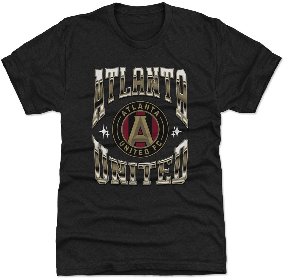 500 Level Adult Atlanta United Bootleg Black T-Shirt