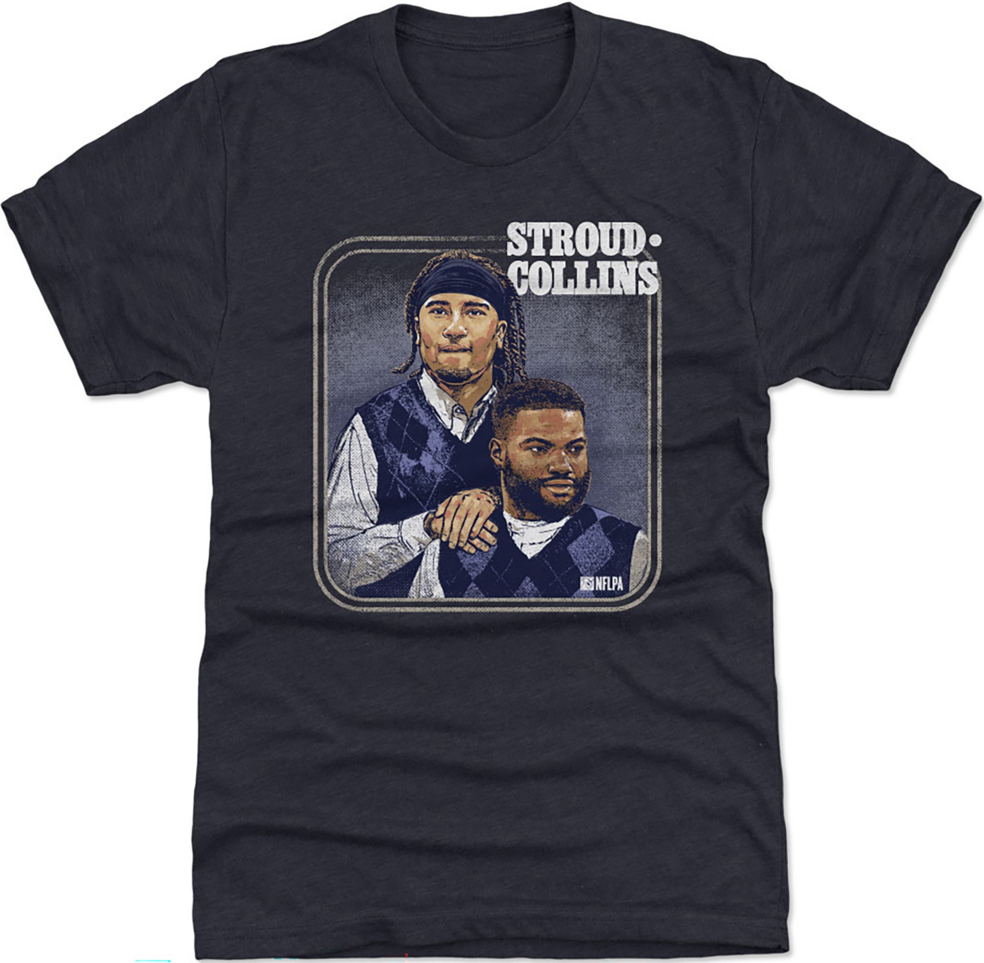 500 LEVEL Men's Houston Texans Stroud Collins Bros T-Shirt