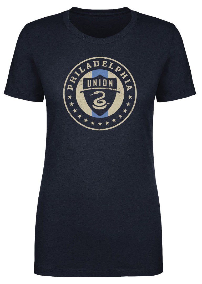 500 Level Women's Philadelphia Union Primary Logo Navy T-Shirt
