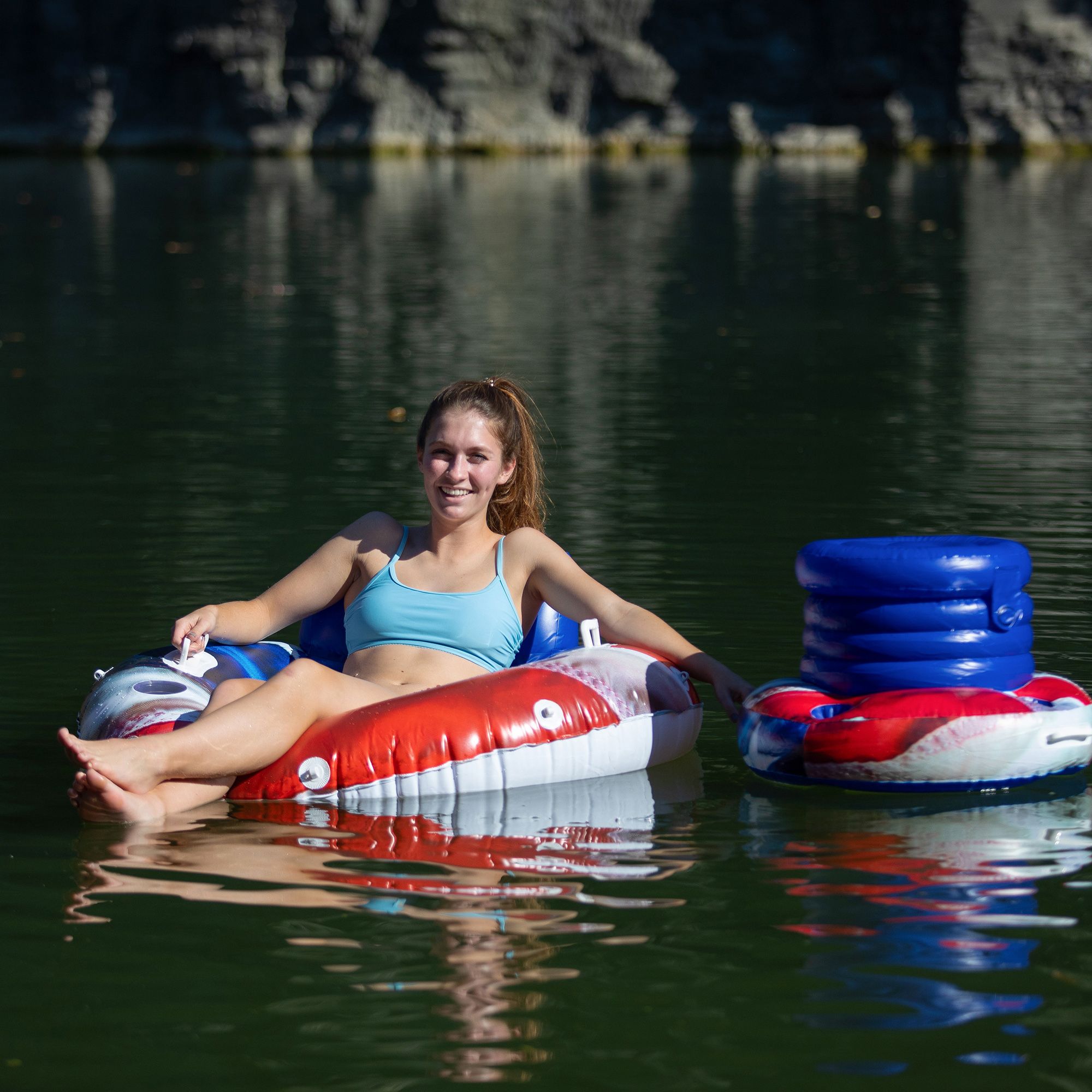 PoolCandy River Tube with Back Rest