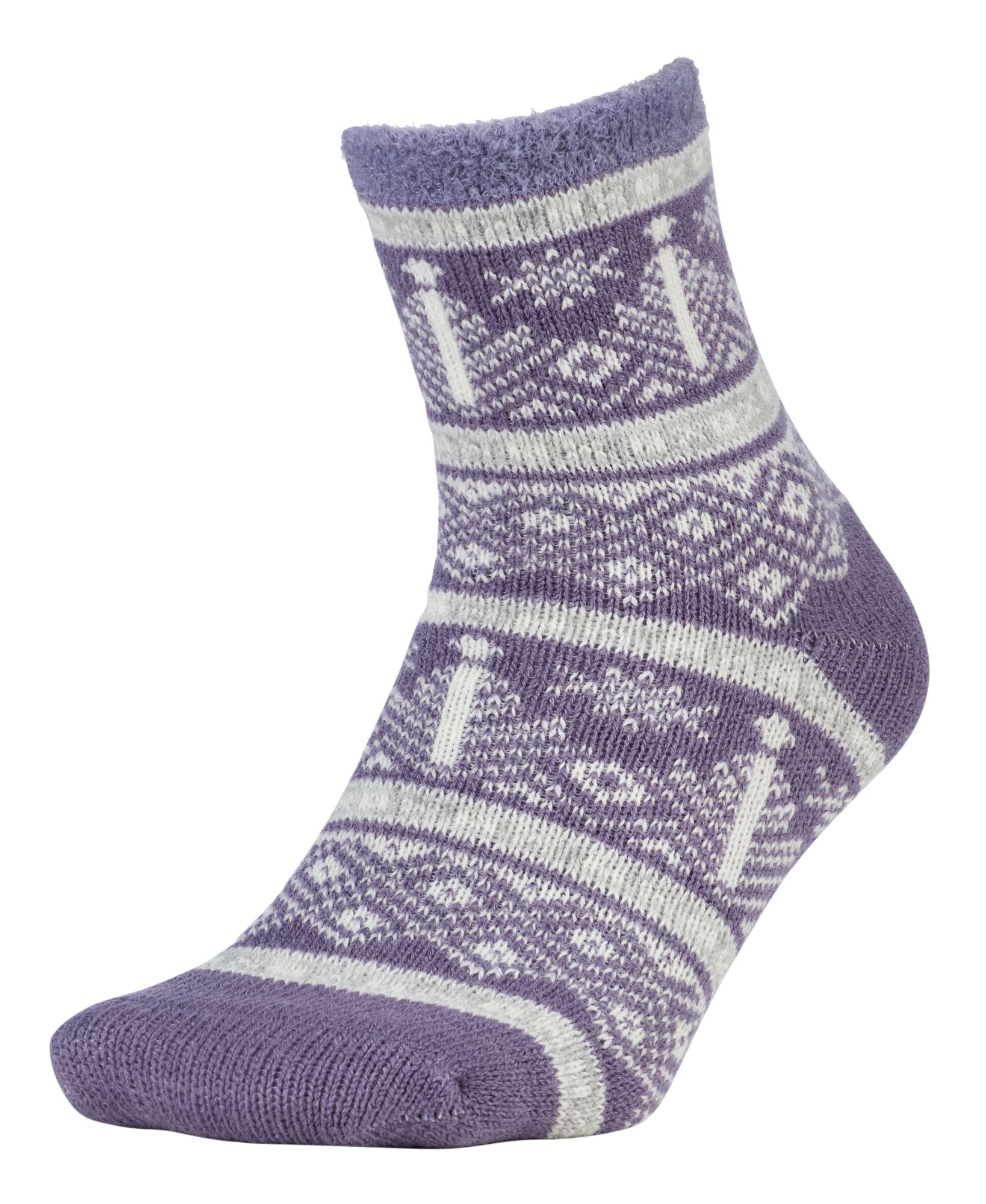 Northeast Outfitters Cozy Cabin Adult Nordic Tree Stripe Socks