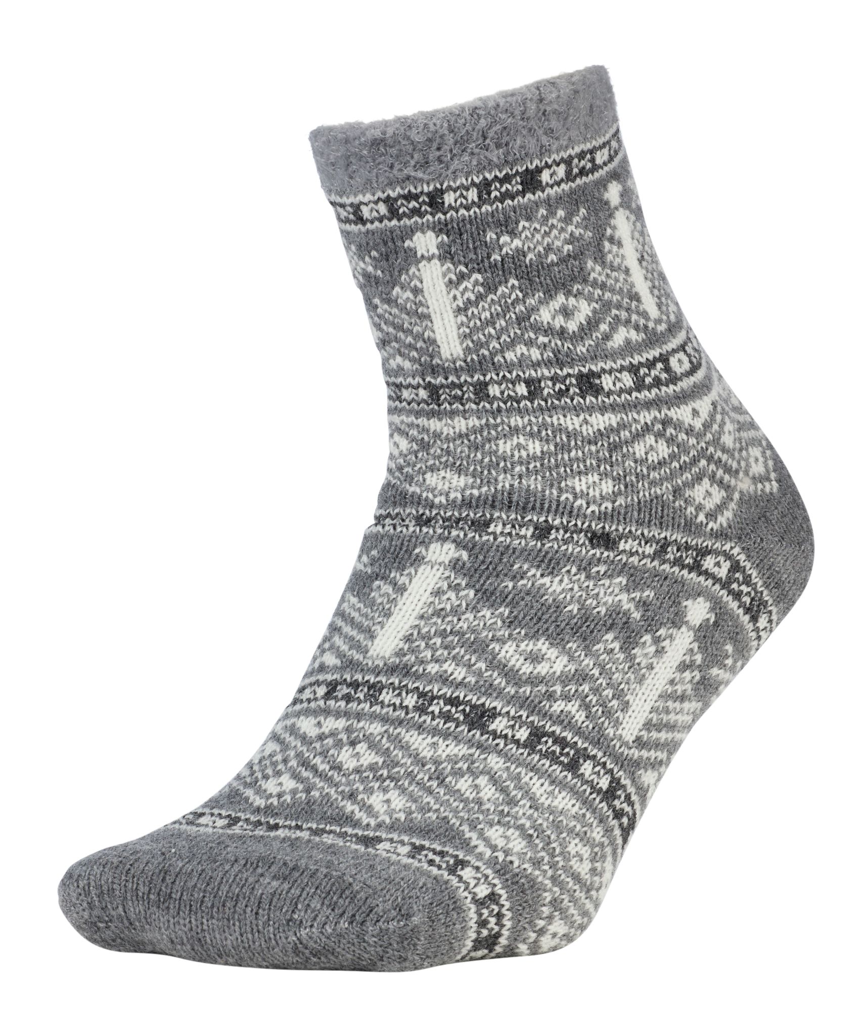 Northeast Outfitters Cozy Cabin Adult Nordic Tree Stripe Socks