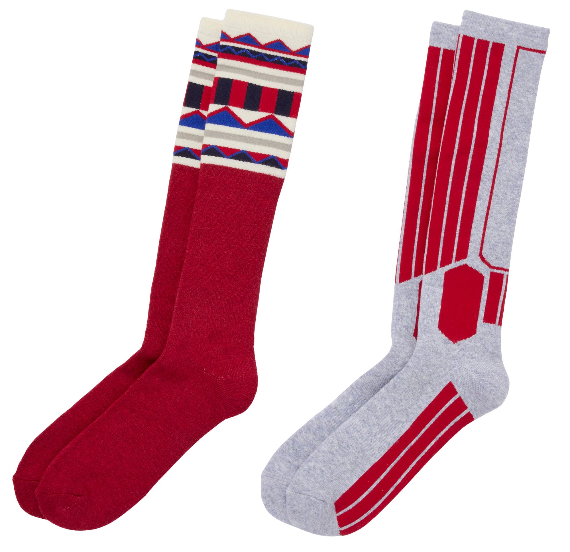 Northeast Outfitters Men's Wool Ski Socks 2-Pack
