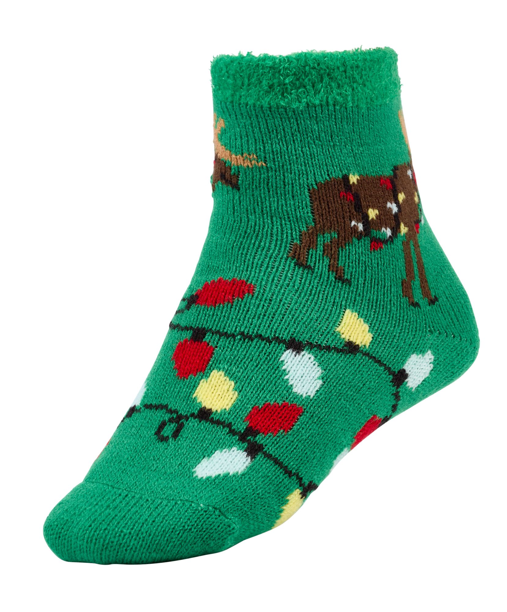 Northeast Outfitters Cozy Cabin Youth Festive Ankle Icon Socks