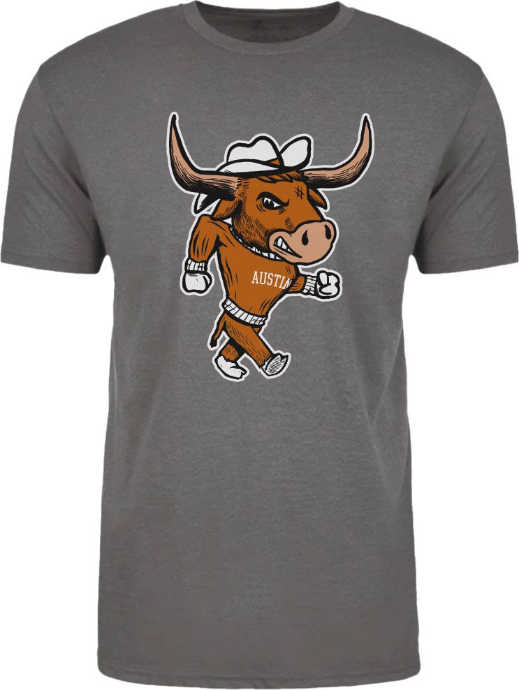 ALLCITY Men's Austin Grey Mascot T-Shirt