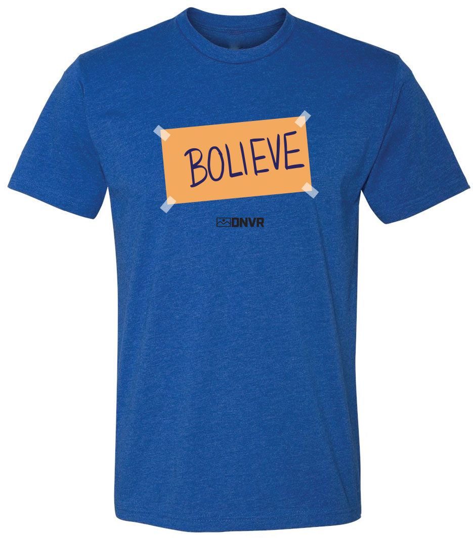 ALLCITY Men's Denver Blue 'Bolieve' T-Shirt