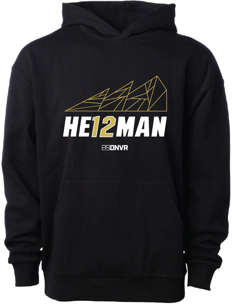 ALLCITY Men's Denver Black Pullover Hoodie