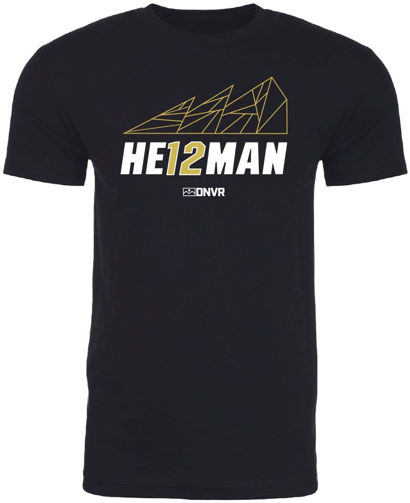 ALLCITY Men's Denver Black T-Shirt