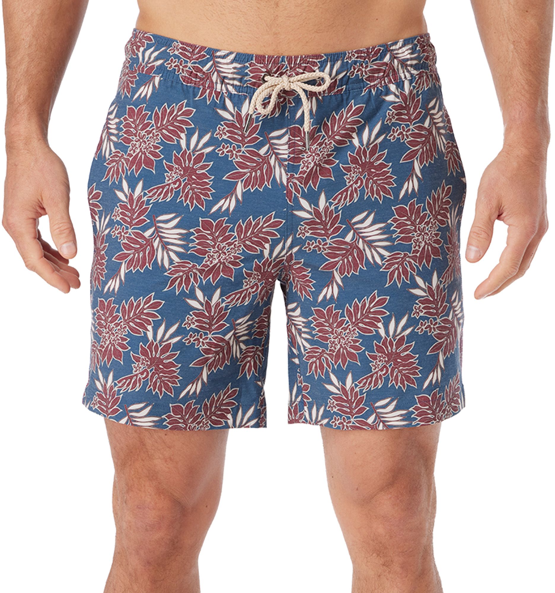 Navy Crimson Leaves