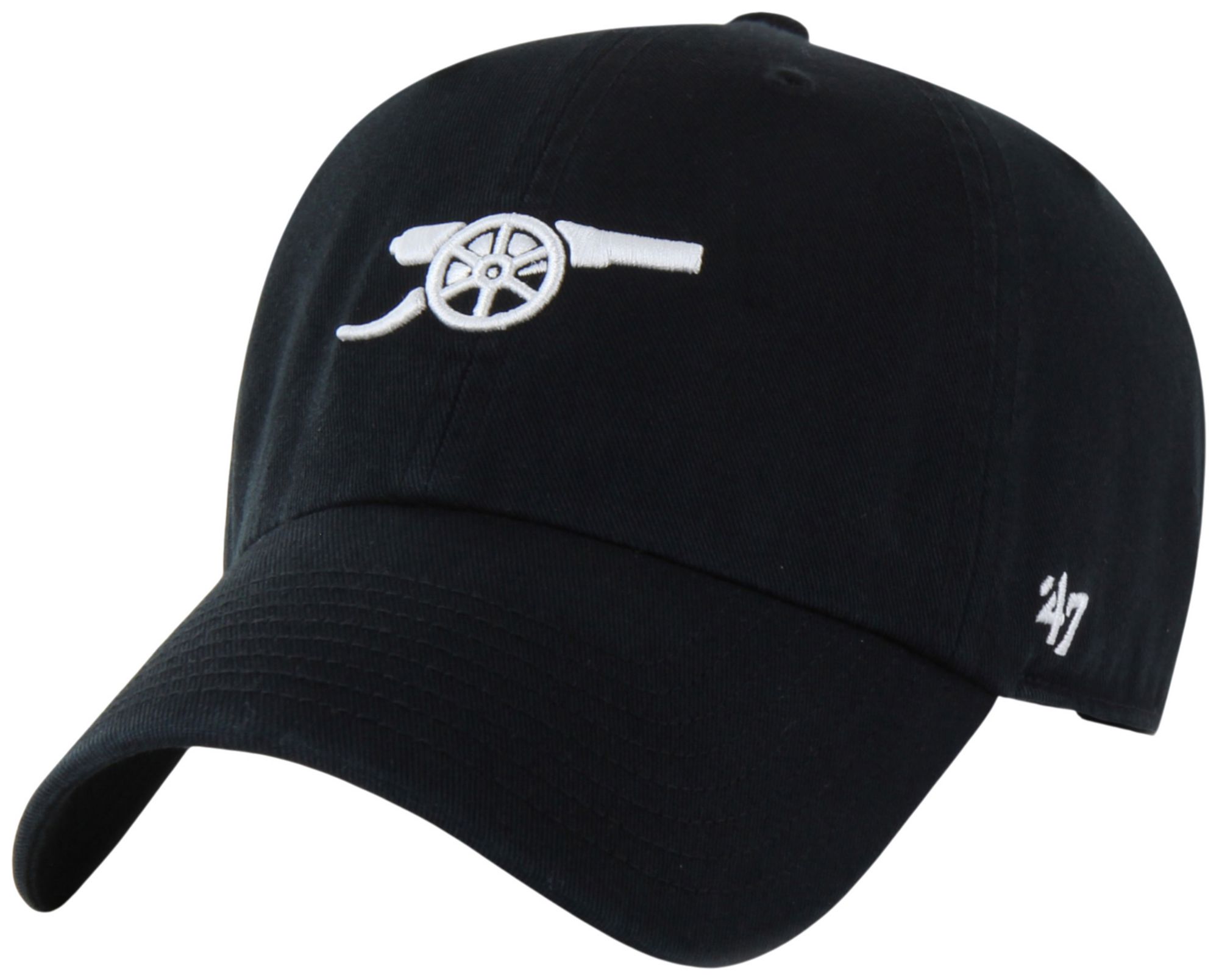 '47 Men's Arsenal FC Black Cannon Clean Up Adjustable Hat