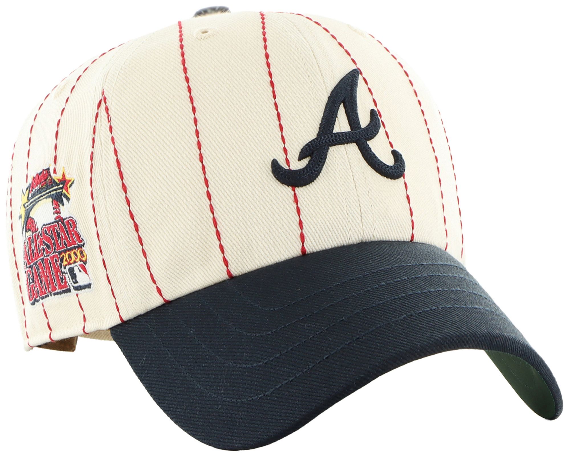 '47 Adult Atlanta Braves Cream Cooperstown Rawlings Clean Up Adjustable Hat