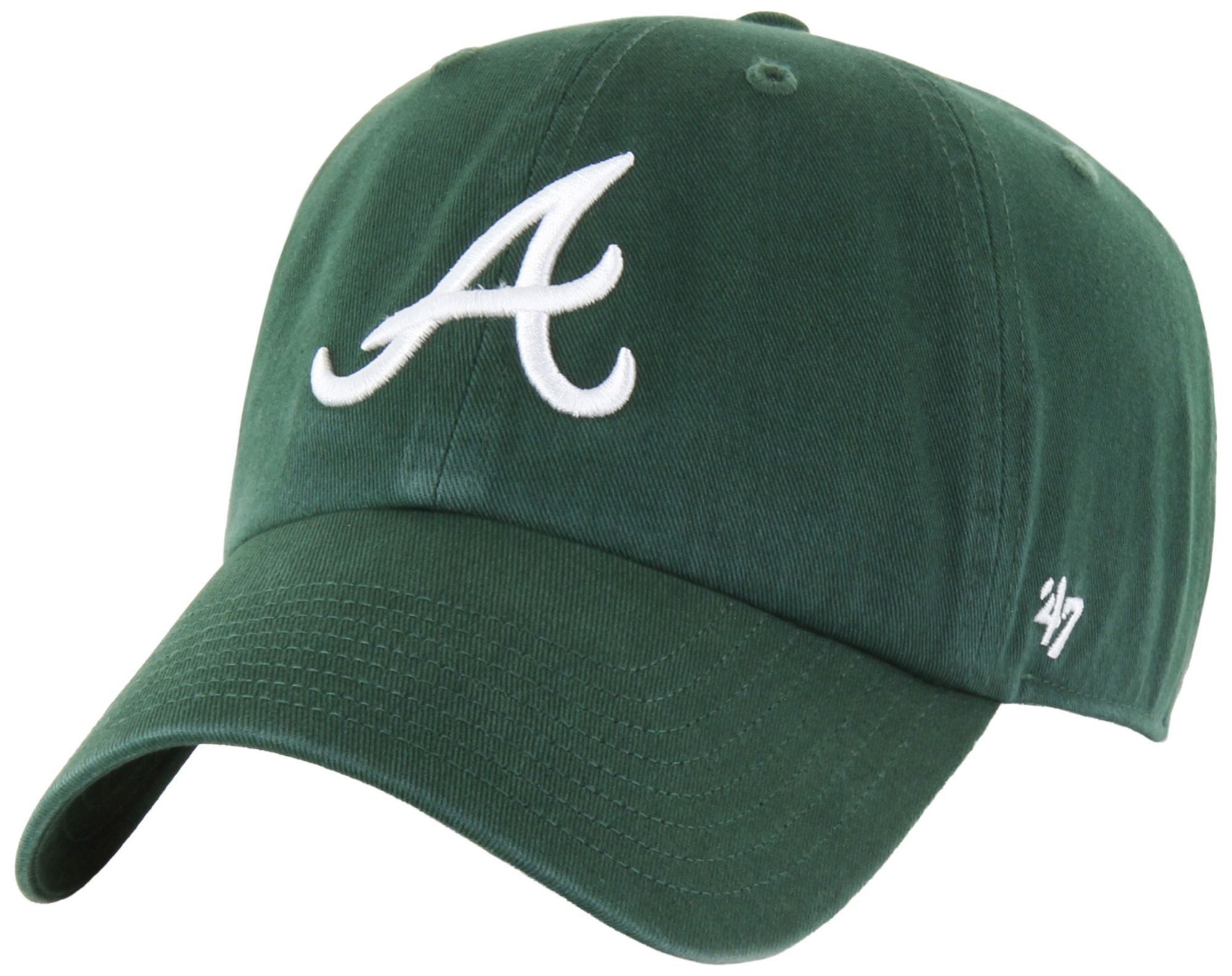 '47 Adult Atlanta Braves Green Clean Up Adjustable Hat