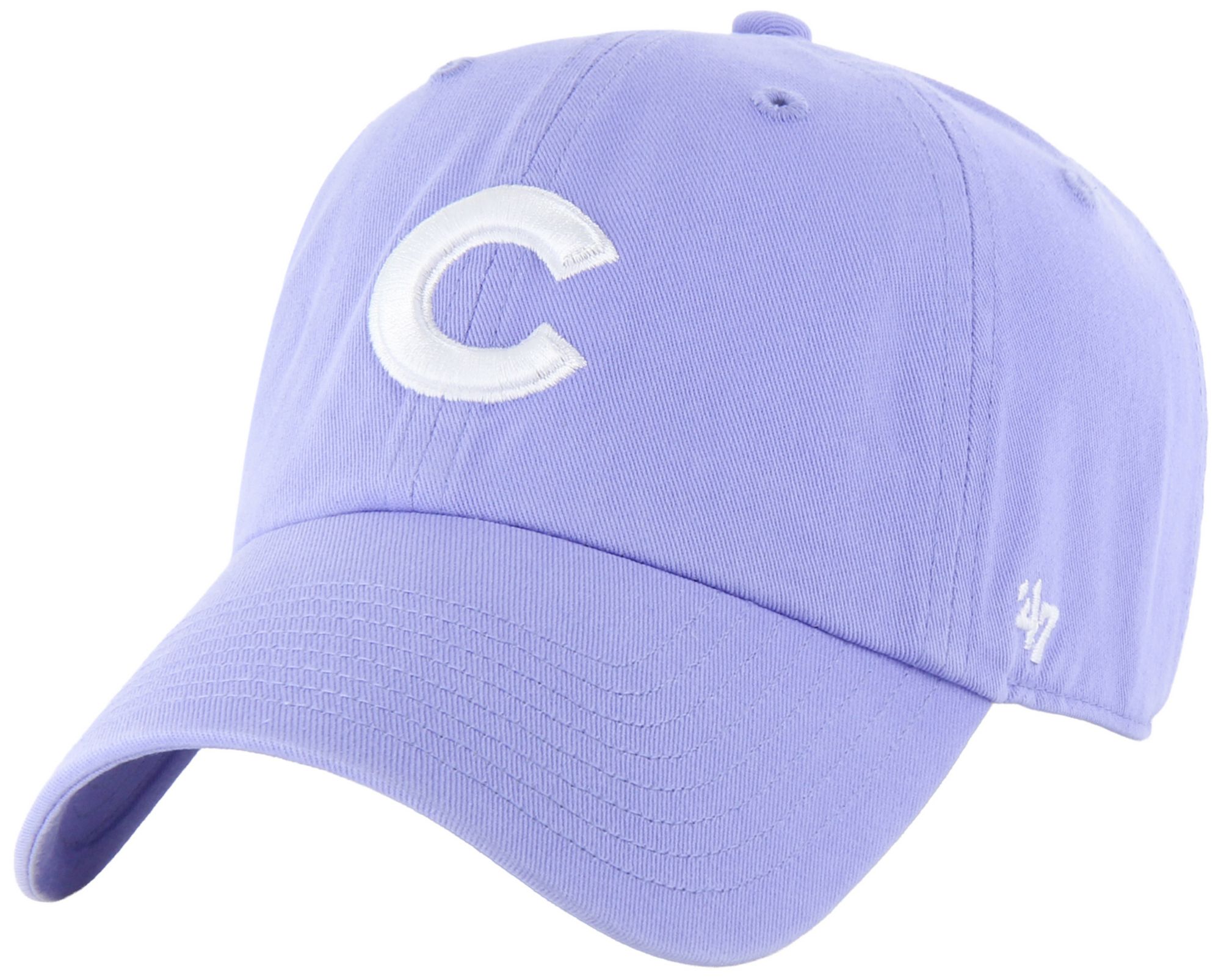 '47 Adult Chicago Cubs Purple Clean Up Adjustable Hat
