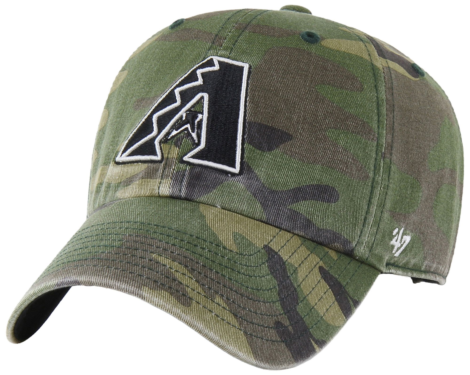 '47 Adult Arizona Diamondbacks Camo Clean Up Adjustable Hat