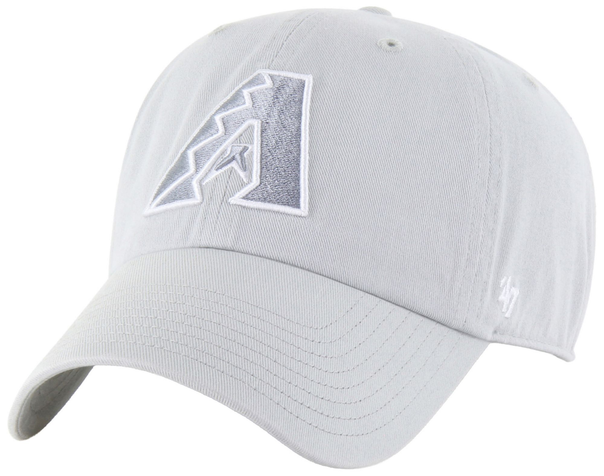 '47 Adult Arizona Diamondbacks Grey Clean Up Adjustable Hat
