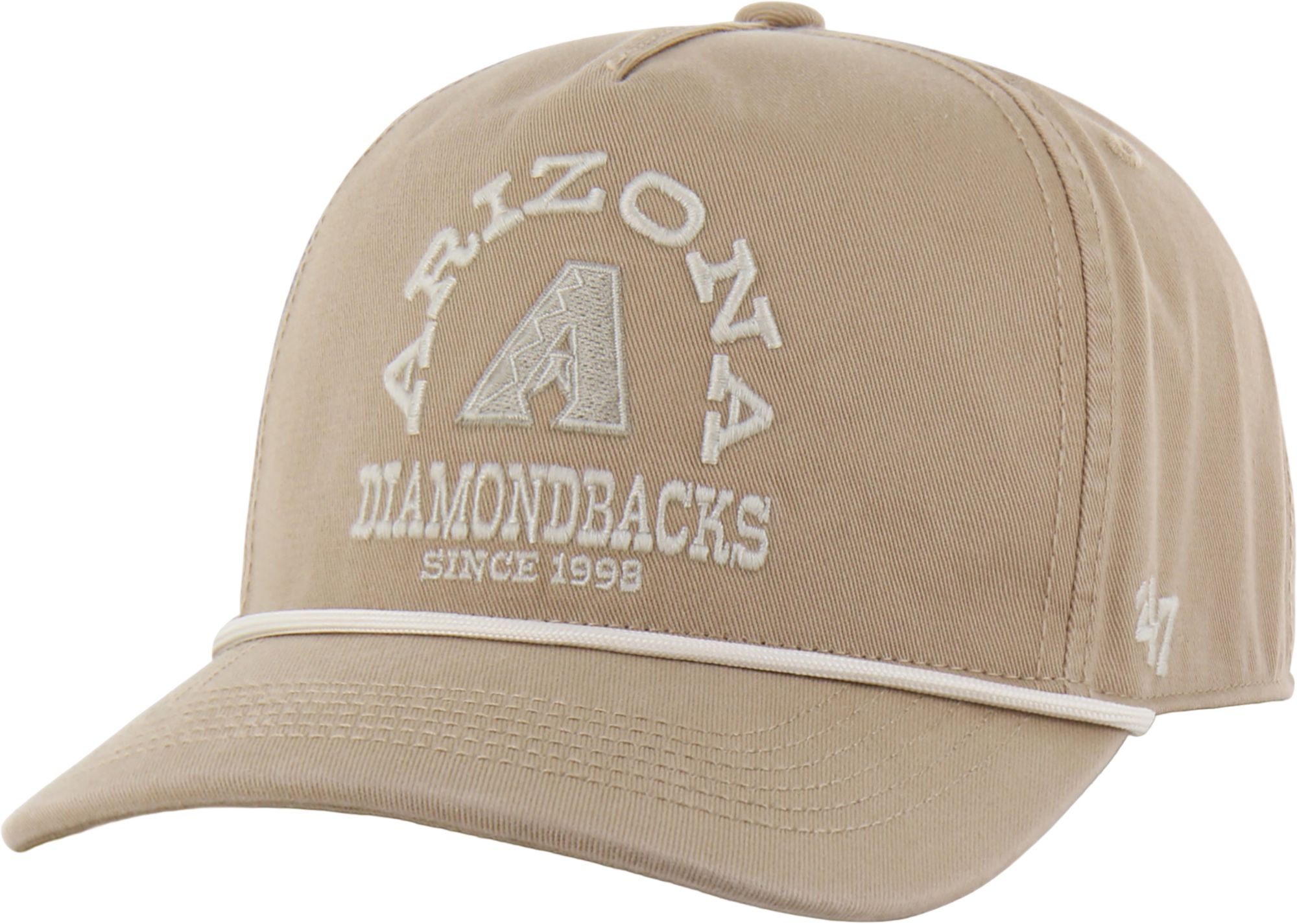 '47 Adult Arizona Diamondbacks Khaki Ranchero Hitch Adjustable Hat