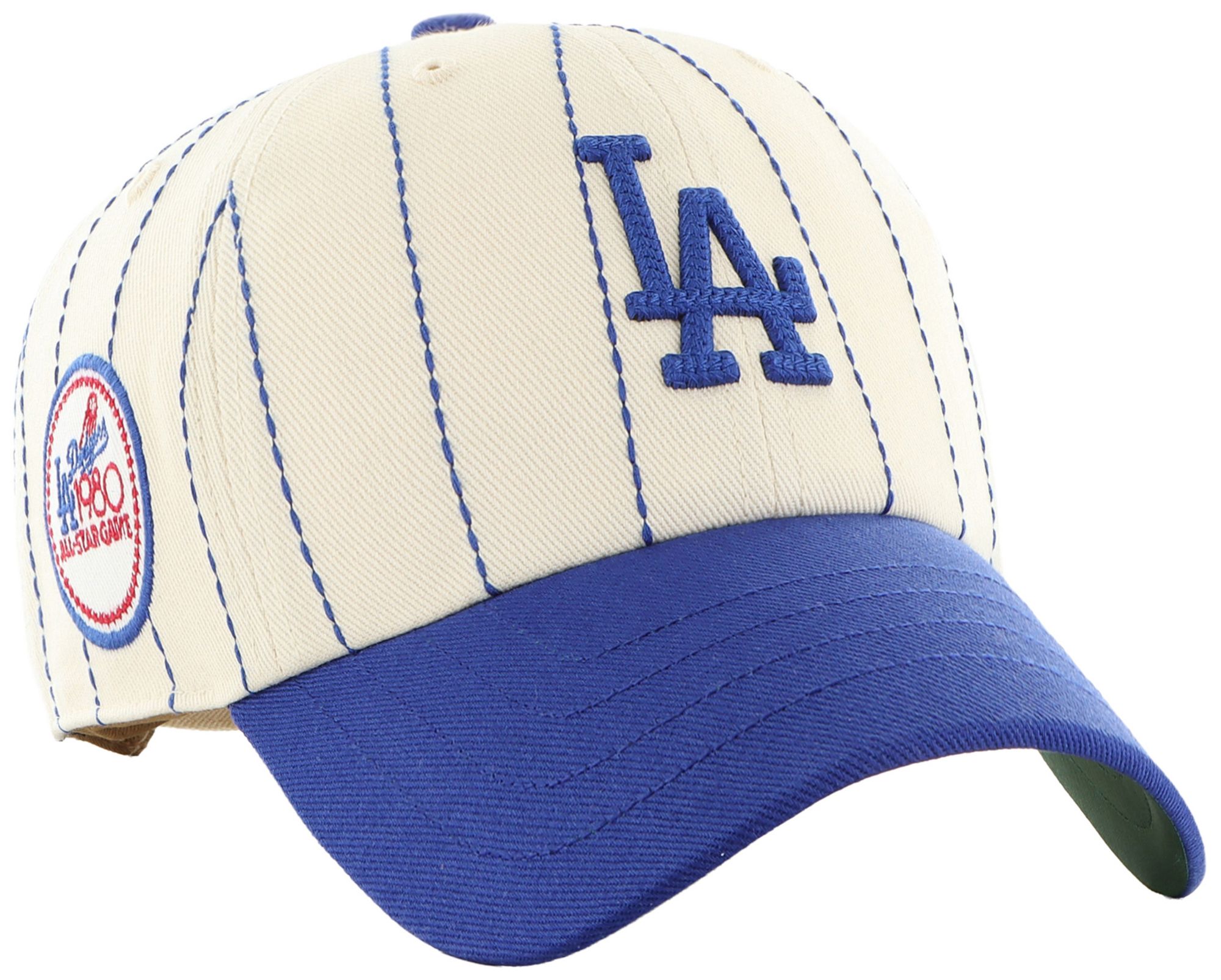 '47 Adult Los Angeles Dodgers Cream Cooperstown Rawlings Clean Up Adjustable Hat