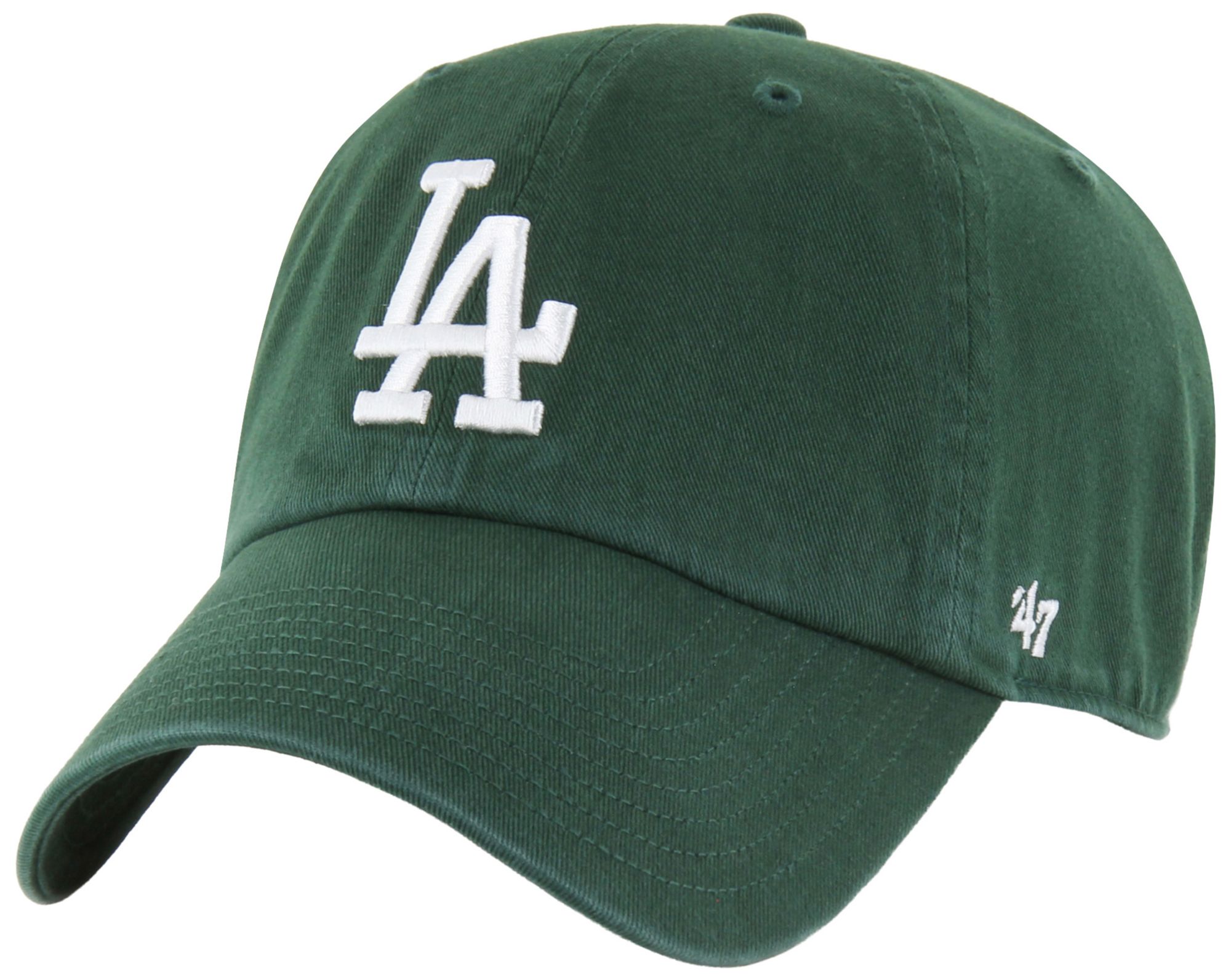 '47 Adult Los Angeles Dodgers Green Clean Up Adjustable Hat