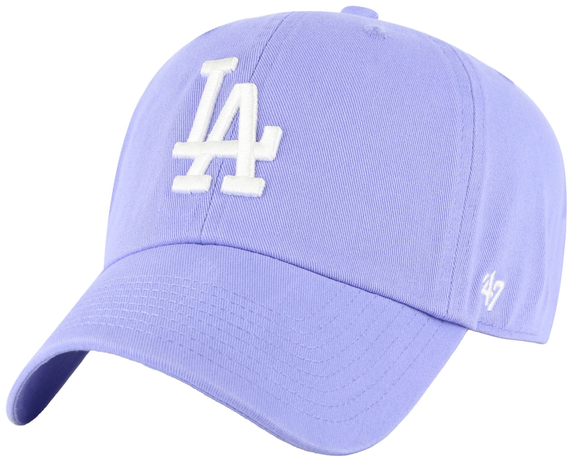 '47 Adult Los Angeles Dodgers Purple Clean Up Adjustable Hat