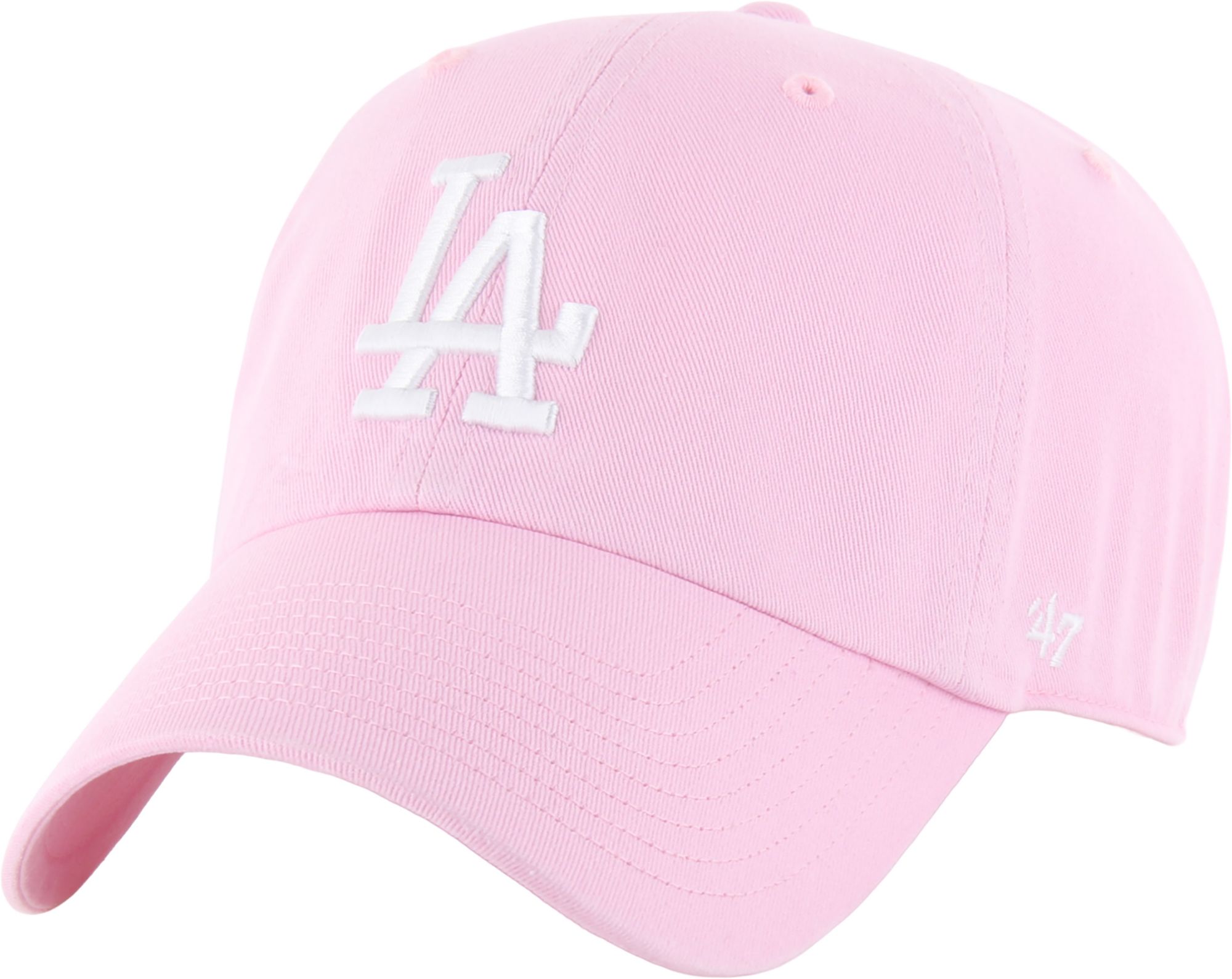 '47 Adult Los Angeles Dodgers Pink Clean Up Adjustable Hat