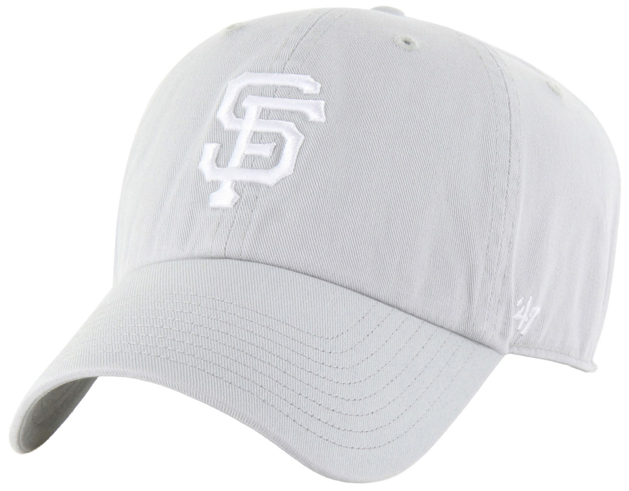 '47 Adult San Francisco Giants Grey Clean Up Adjustable Hat