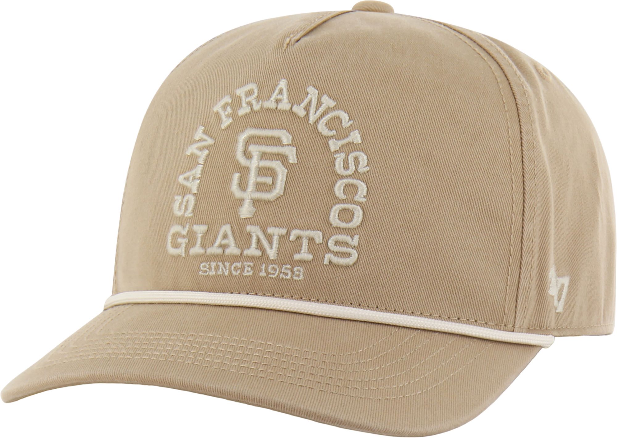 '47 Adult San Francisco Giants Khaki Ranchero Hitch Adjustable Hat