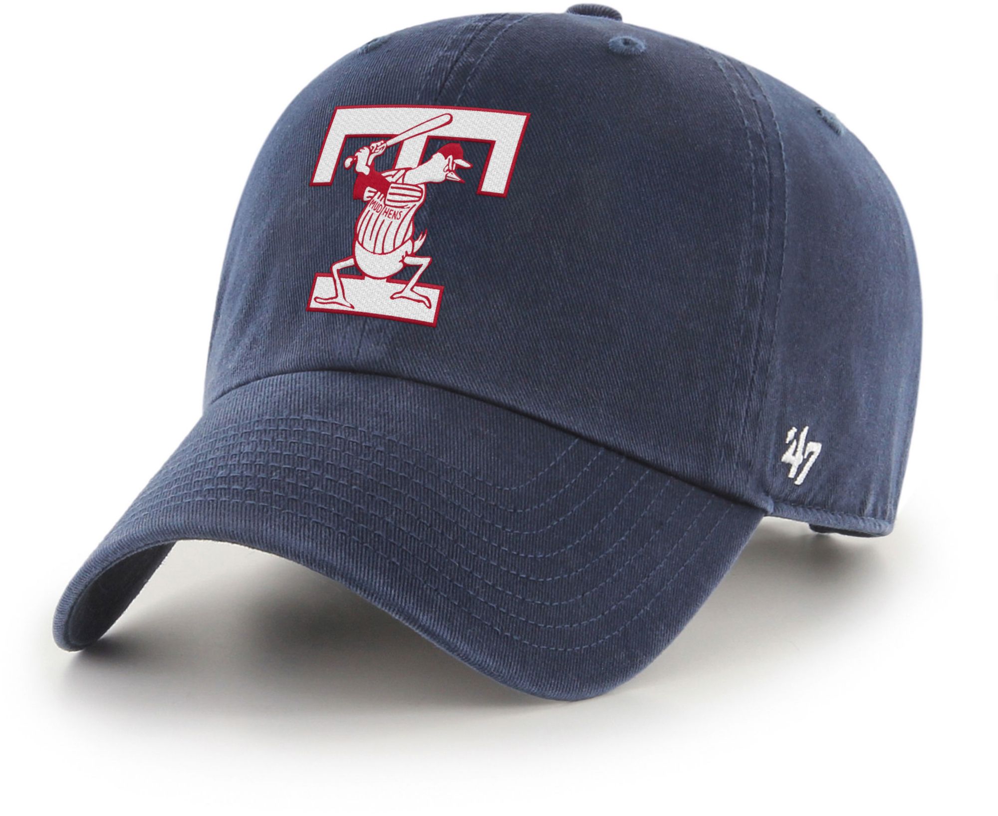 '47 Adult Toledo Mud Hens Navy Clean Up Adjustable Hat