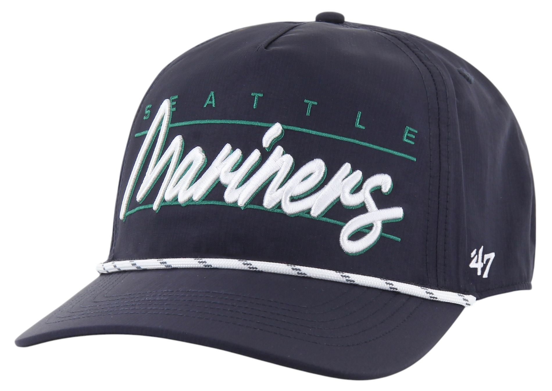 '47 Adult Seattle Mariners Navy Condor Hitch Adjustable Hat