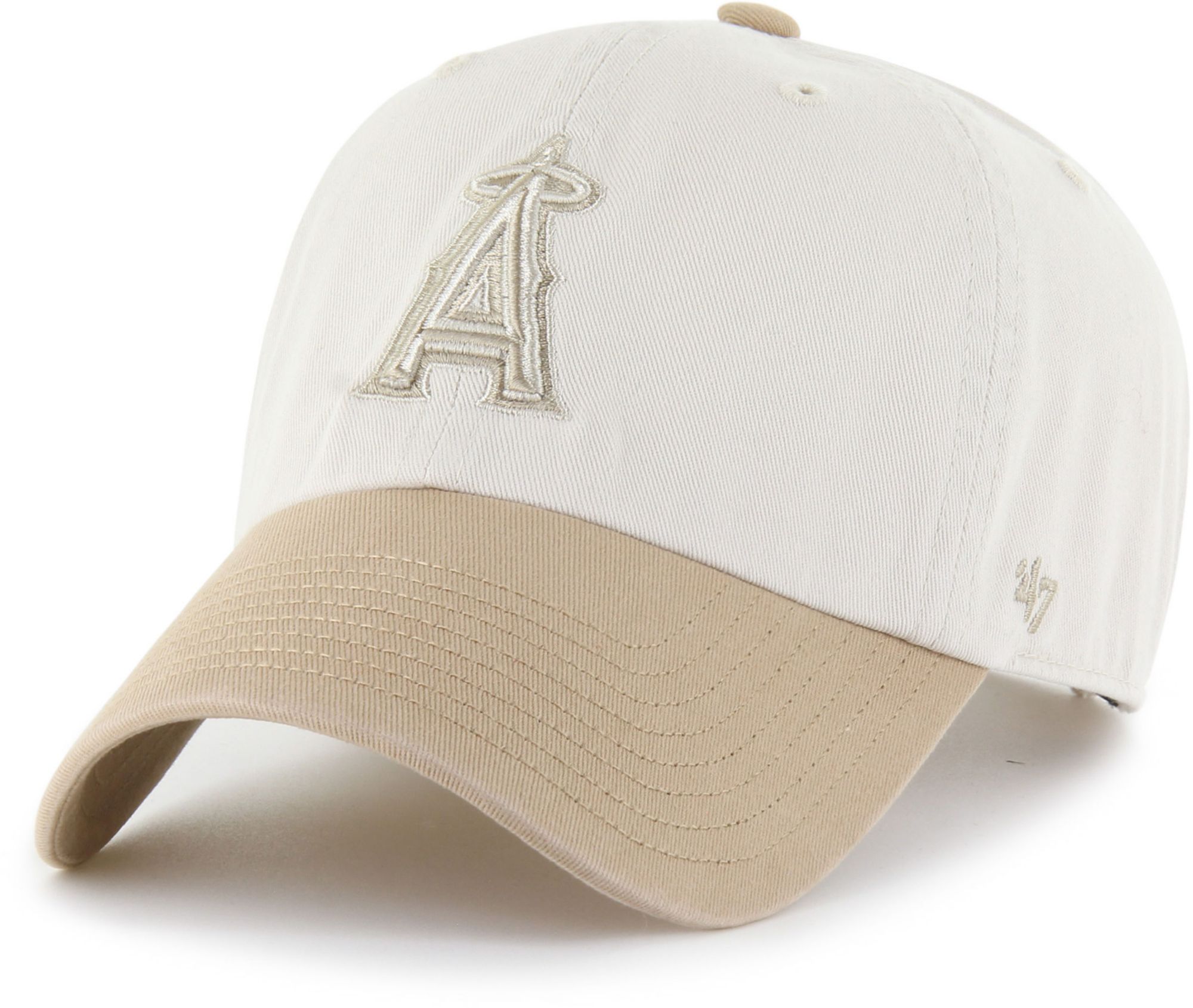 '47 Adult Los Angeles Angels Tan 2 Tone Desert Clean Up Adjustable Hat