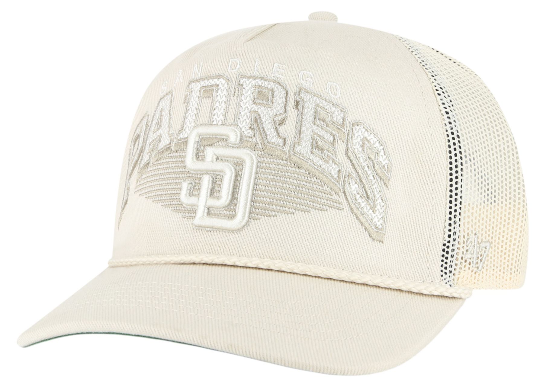 '47 Adult San Diego Padres Tan Pomona Hitch Adjustable Hat
