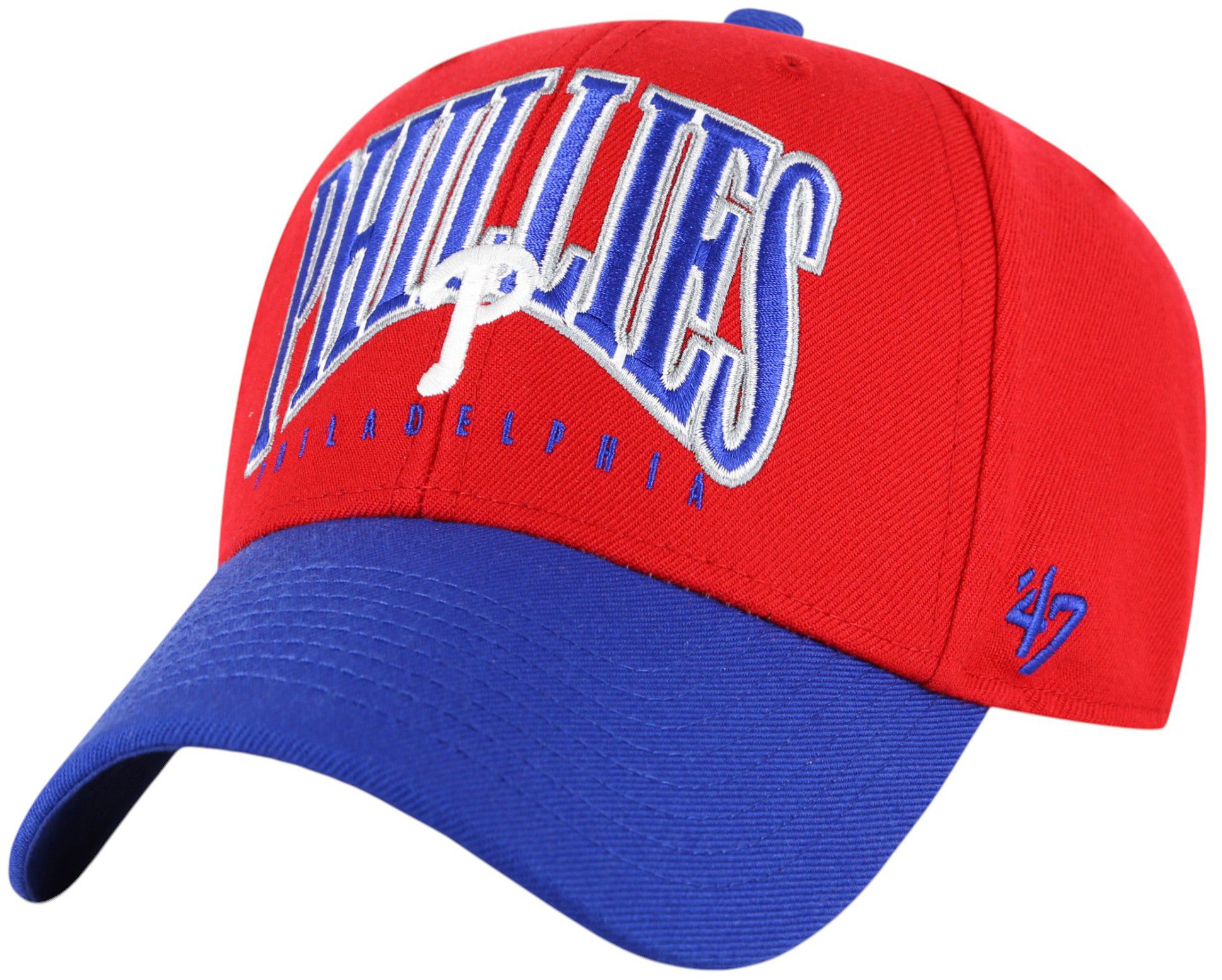 '47 Adult Philadelphia Phillies Red Drawbridge MVP Adjustable Hat