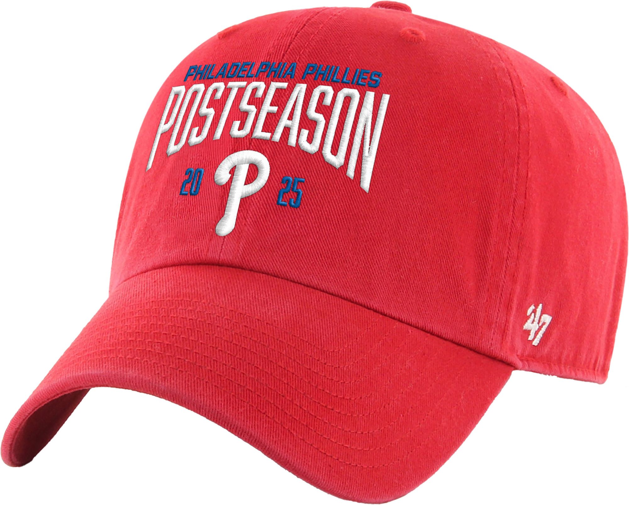 '47 Adult Philadelphia Phillies 2025 Postseason Participant Clean Up Adjustable Hat