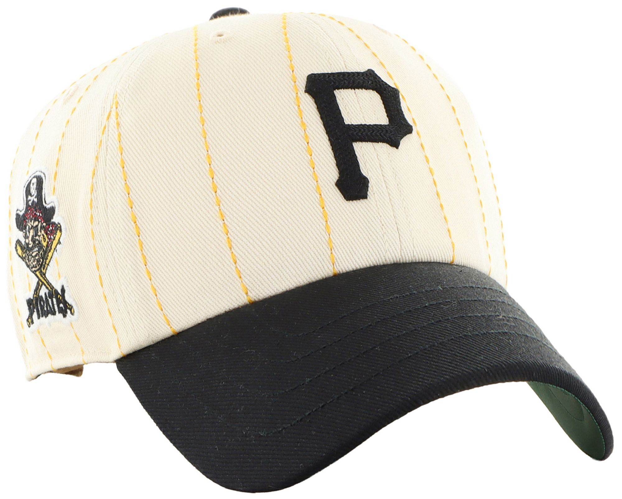 '47 Adult Pittsburgh Pirates Cream Cooperstown Rawlings Clean Up Adjustable Hat
