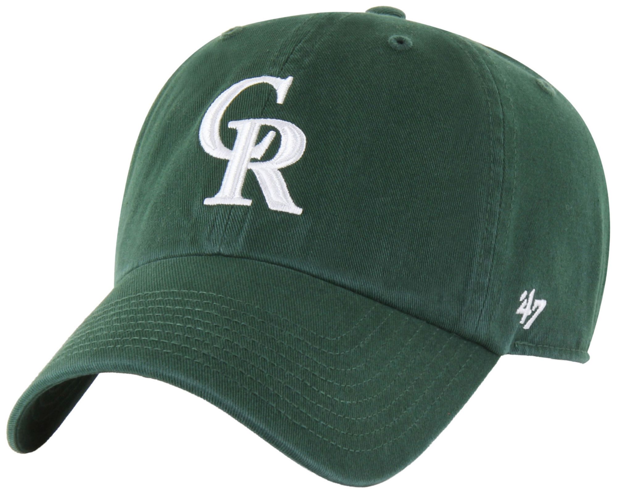 '47 Adult Colorado Rockies Green Clean Up Adjustable Hat