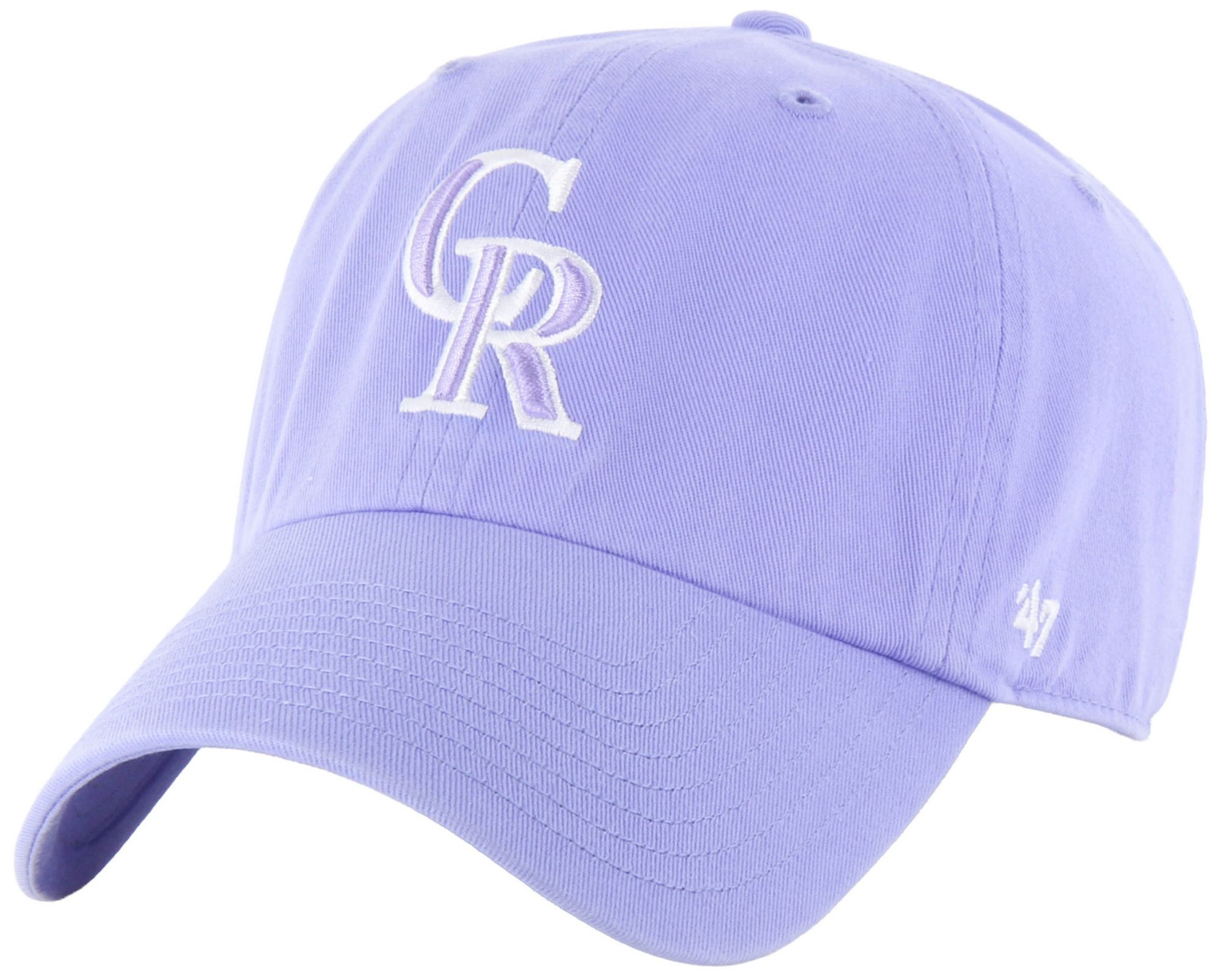 '47 Adult Colorado Rockies Purple Clean Up Adjustable Hat