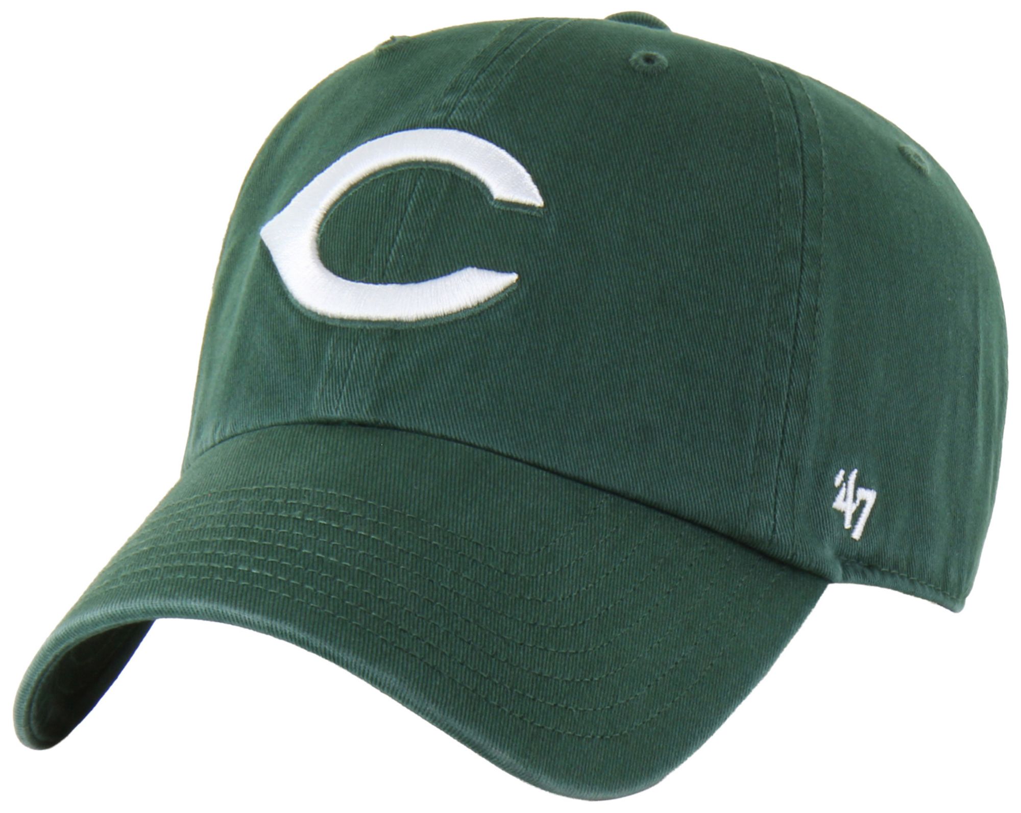 '47 Adult Cincinnati Reds Green Clean Up Adjustable Hat