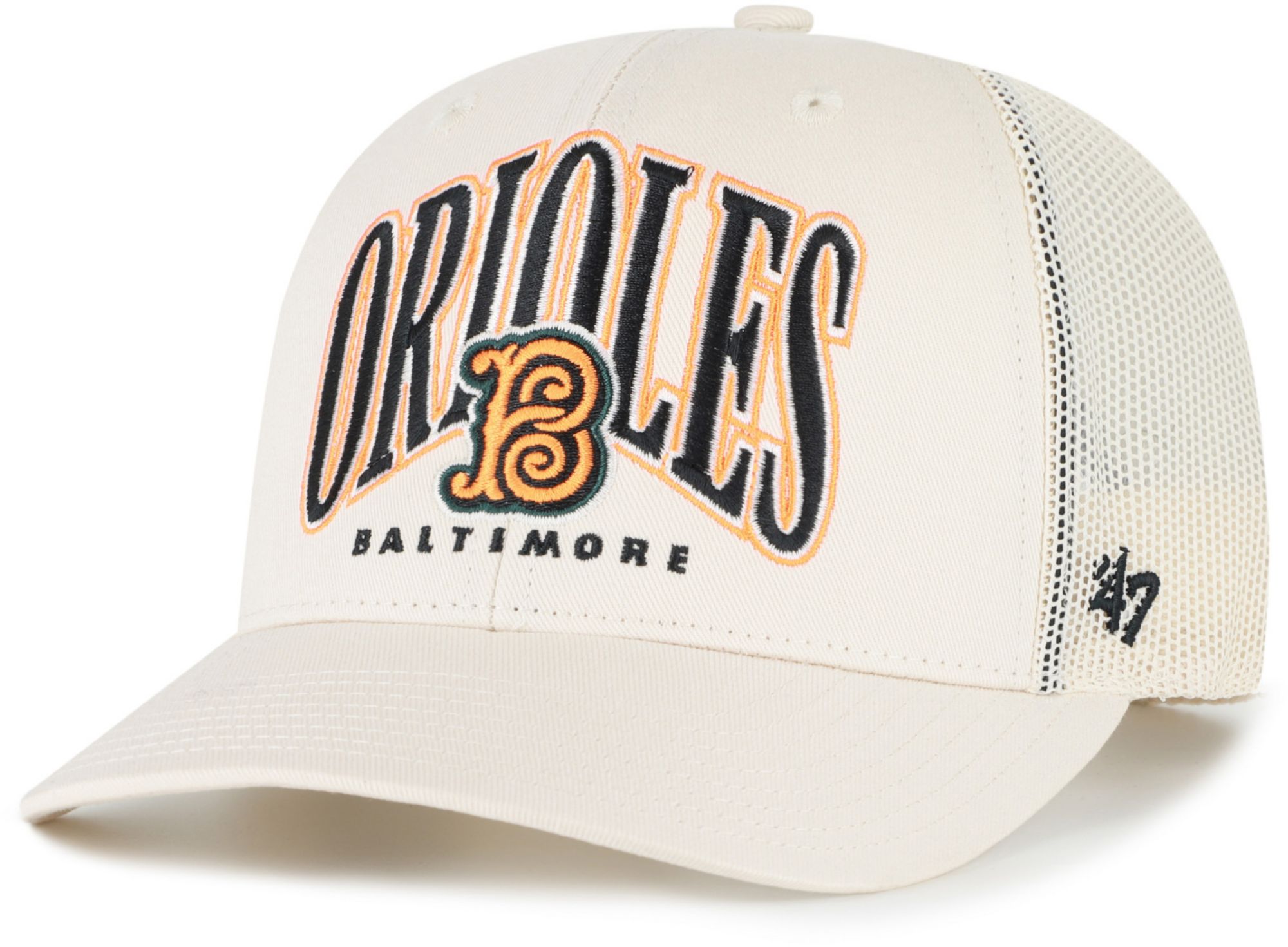 '47 Adult Baltimore Orioles 2026 City Connect Drawbridge Adjustable Trucker Hat