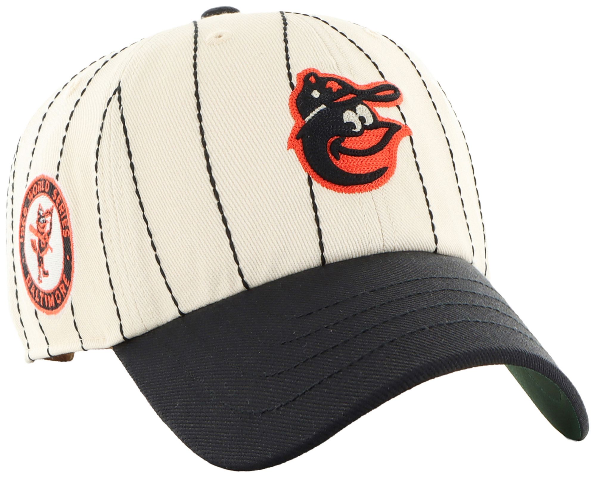 '47 Adult Baltimore Orioles Cream Cooperstown Rawlings Clean Up Adjustable Hat