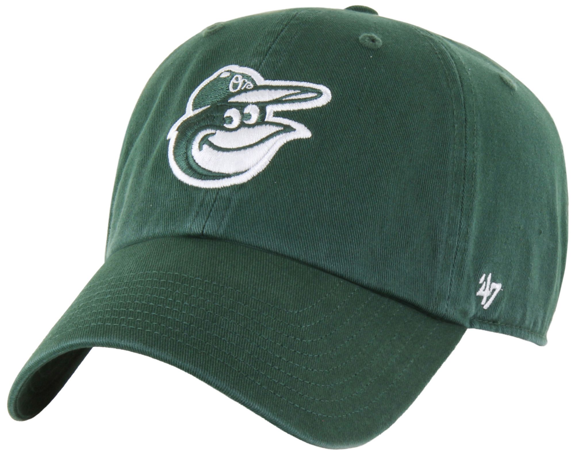'47 Adult Baltimore Orioles Green Clean Up Adjustable Hat