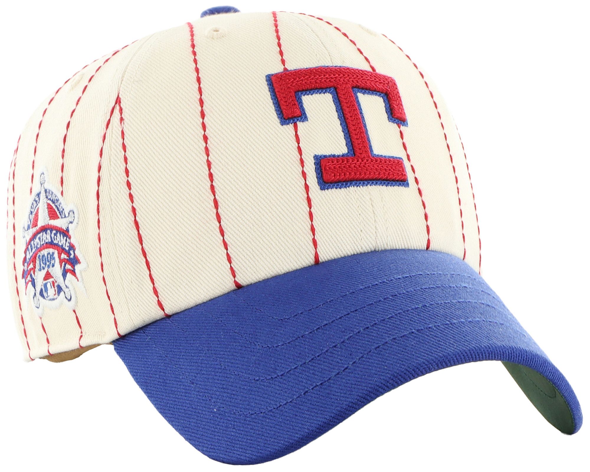 '47 Adult Texas Rangers Cream Cooperstown Rawlings Clean Up Adjustable Hat