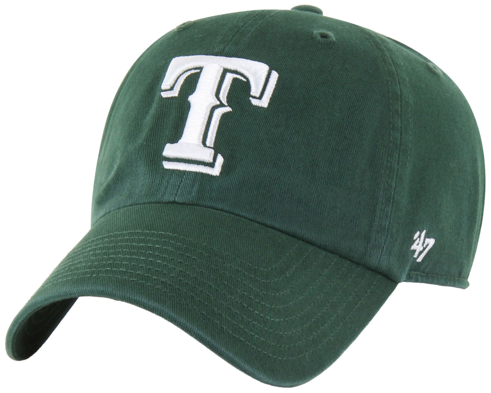 '47 Adult Texas Rangers Green Clean Up Adjustable Hat