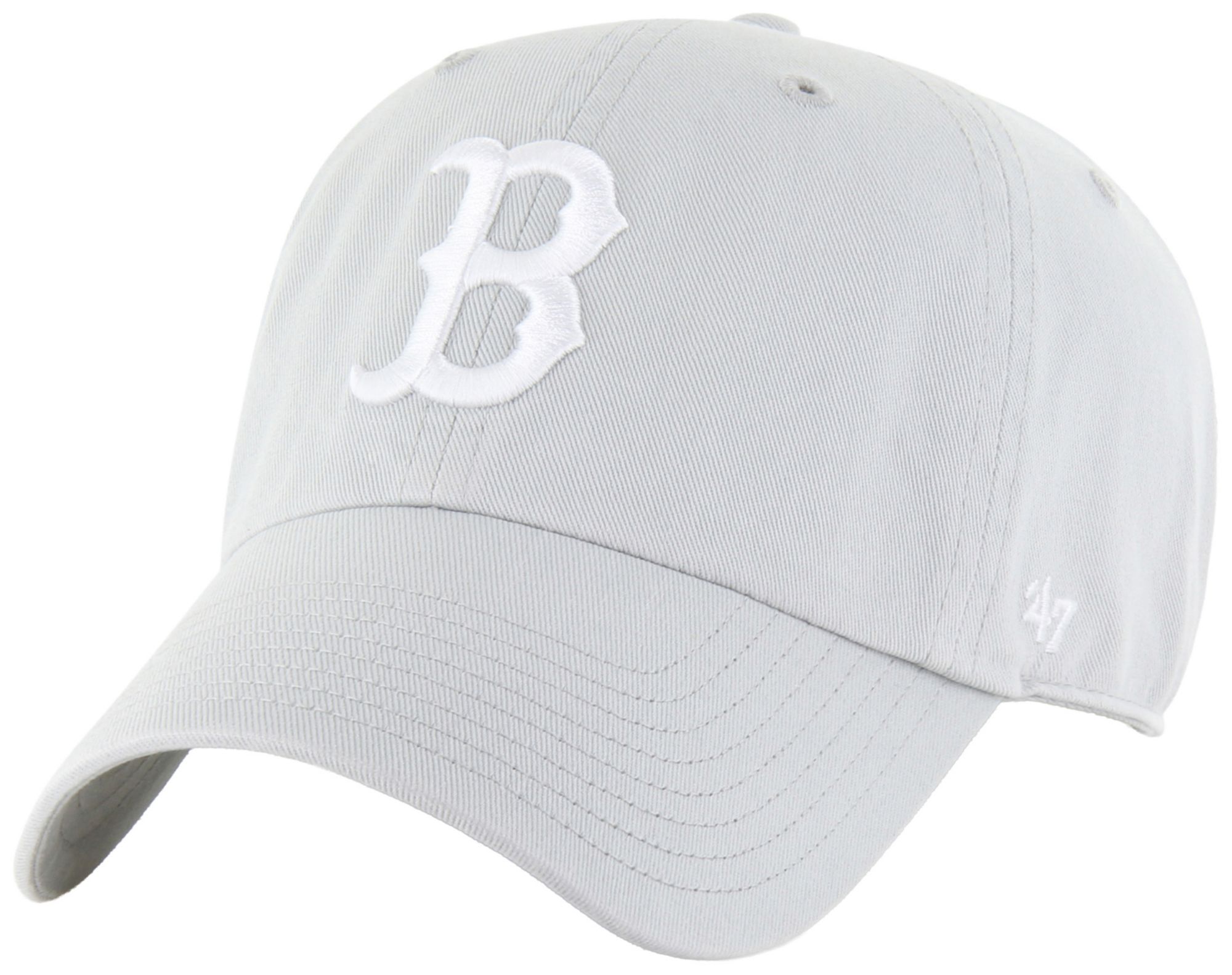 '47 Adult Boston Red Sox Grey Clean Up Adjustable Hat