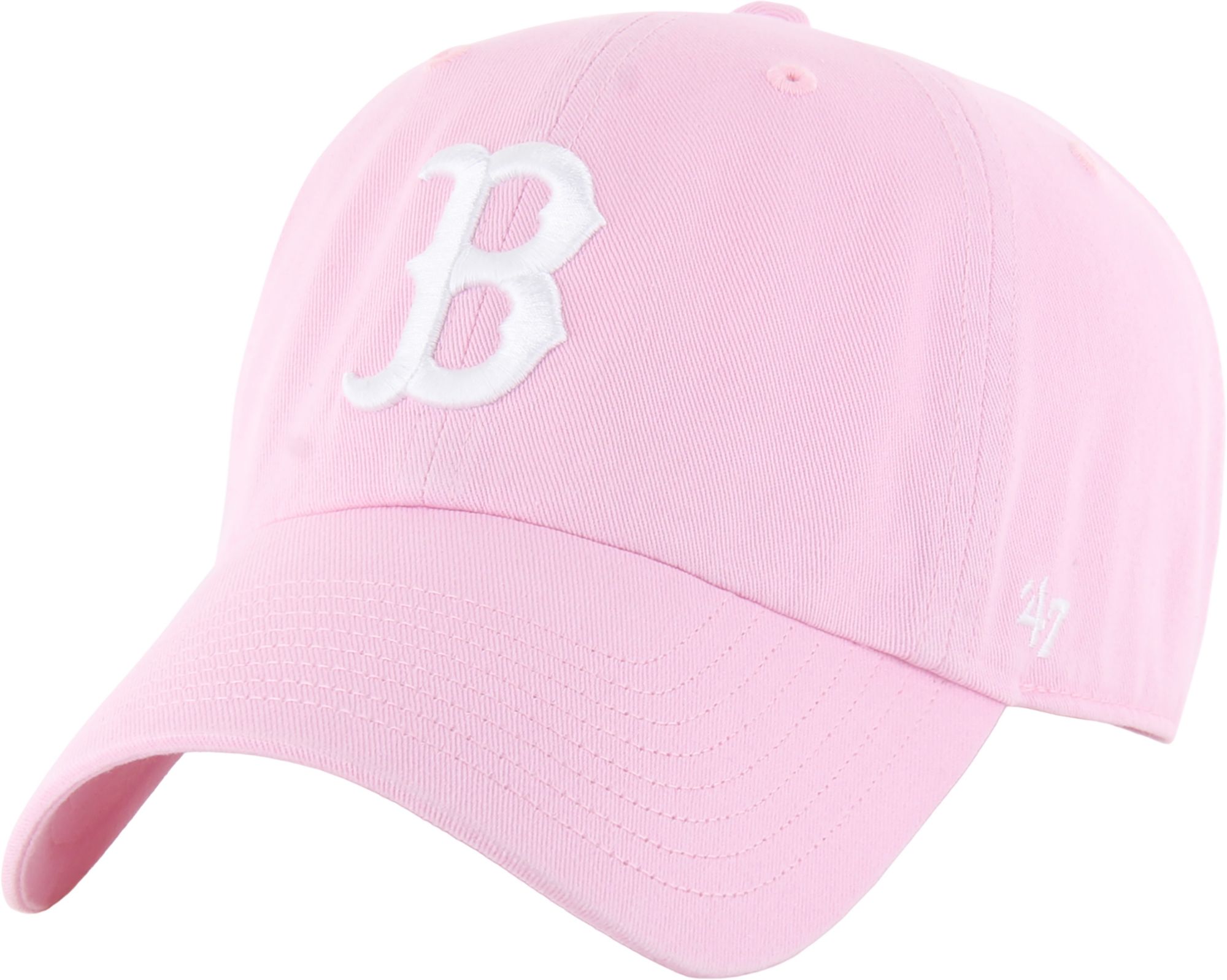 '47 Adult Boston Red Sox Pink Clean Up Adjustable Hat